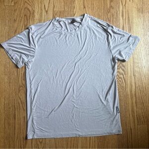 Comfrt Mens Cloud Lounge Tee Short Sleeve Adult Gray Brown T Shirt Size M